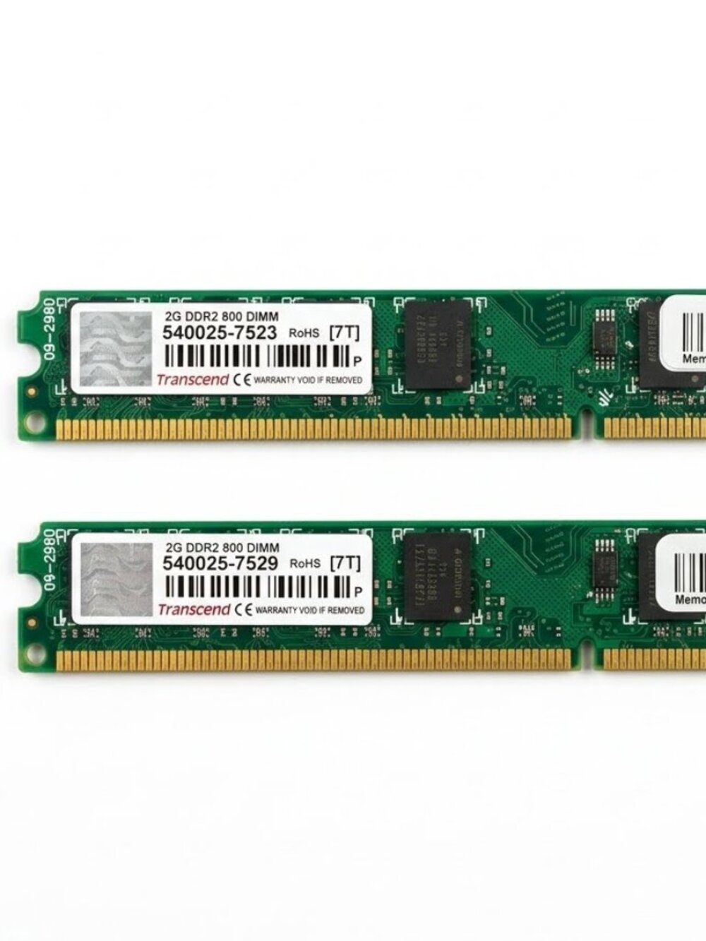 4GB Transcend DDR2 Desktop RAM Memory Kit 2x 2GB PC2-6400 DIMM 800MHz Non-ECC